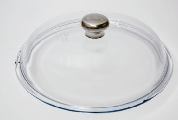 Tapa Cristal pomo Inox. PIRA
